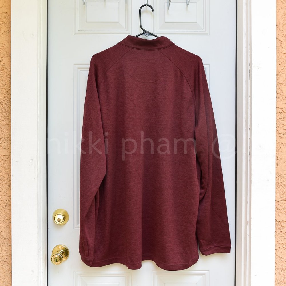 Bolle performance 1/4 zip men long sleeve in red - Picture 3 of 7